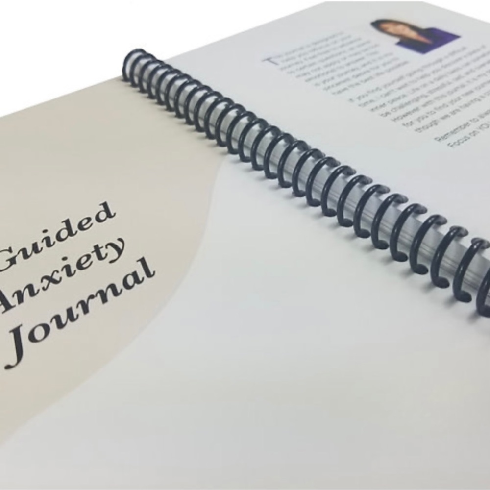 Anxiety Journal for Adults w/questions & prompts! Signed copy from the Author!